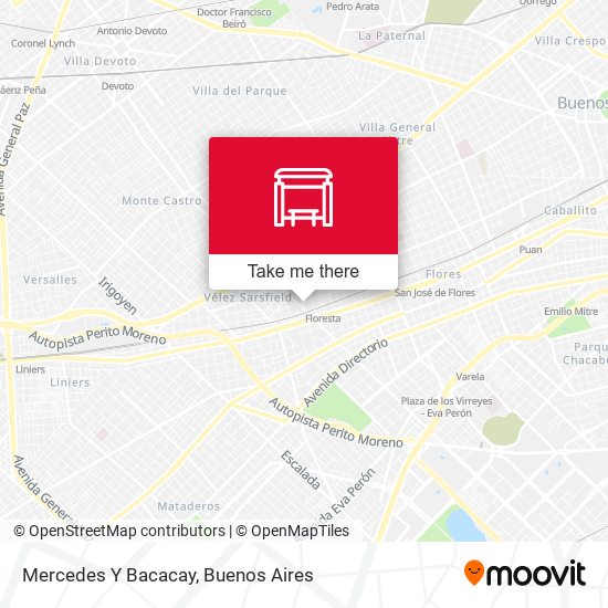 Mercedes Y Bacacay map