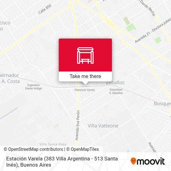 Linea 583 Estación Varela (383 Villa Argentina - 513 Santa Inés) - Rutas ...