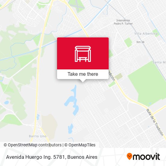 Mapa de Avenida Huergo Ing. 5781
