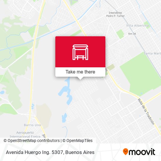 Mapa de Avenida Huergo Ing. 5307