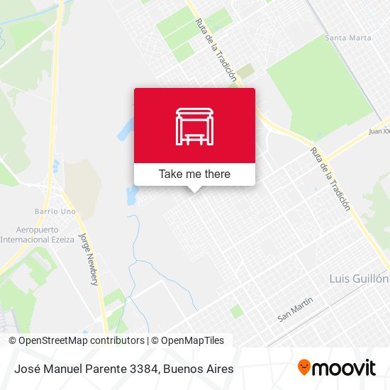 José Manuel Parente 3384 map