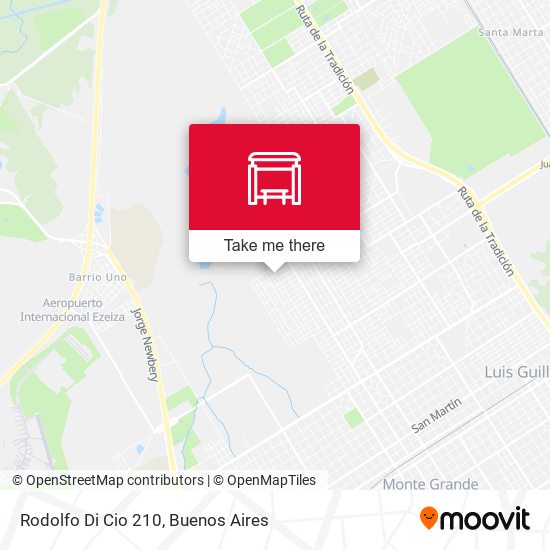 Rodolfo Di Cio 210 map
