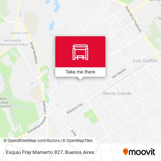 Esquiu Fray Mamerto 927 map