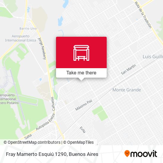 Mapa de Fray Mamerto Esquiú 1290