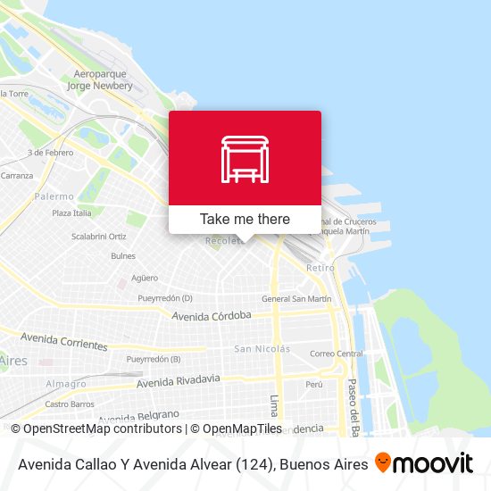 Avenida Callao Y Avenida Alvear (124) map