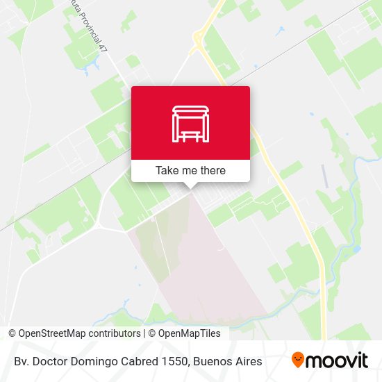 Bv. Doctor Domingo Cabred 1550 map