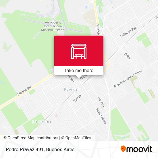 Pedro Pravaz 491 map