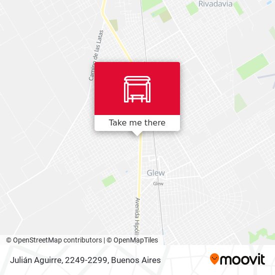 Julián Aguirre, 2249-2299 map