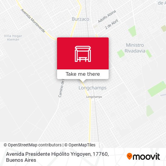 Avenida Presidente Hipólito Yrigoyen, 17760 map