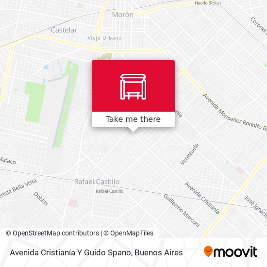 Mapa de Avenida Cristianía Y Guido Spano