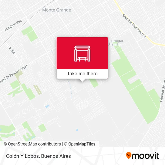 Colón Y Lobos map