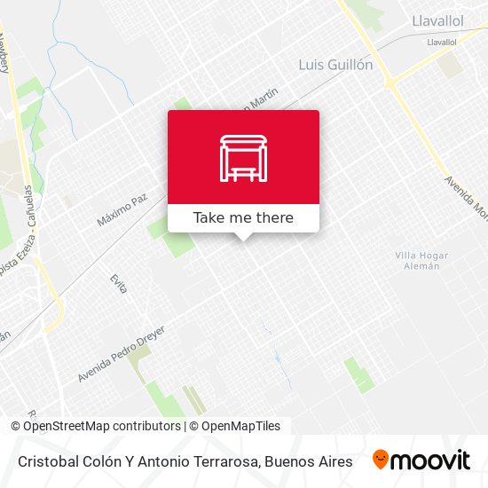 Cristobal Colón Y Antonio Terrarosa map