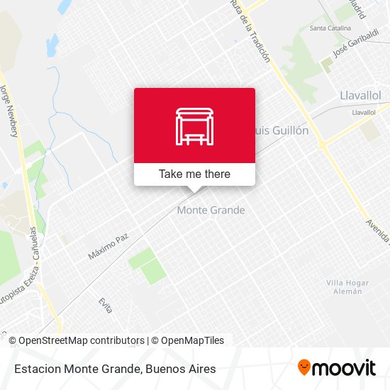 Mapa de Estacion Monte Grande