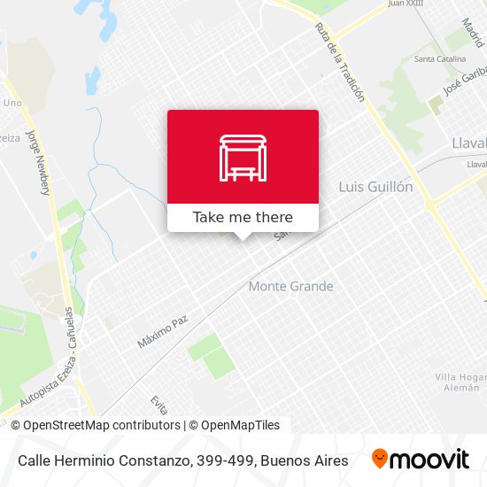 Calle Herminio Constanzo, 399-499 map