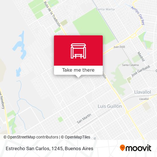 Estrecho San Carlos, 1245 map