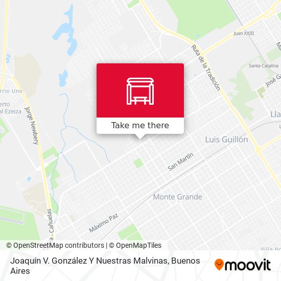 Joaquín V. González Y Nuestras Malvinas map