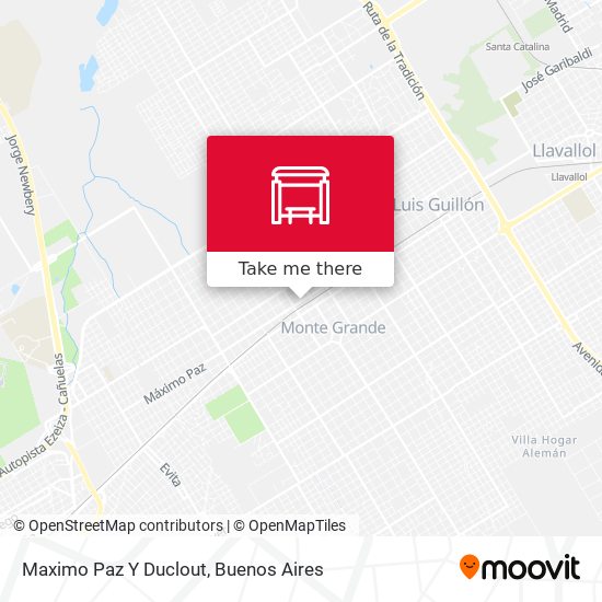 Maximo Paz Y Duclout map