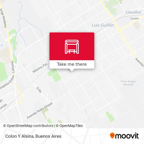 Mapa de Colon Y Alsina