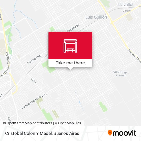 Cristóbal Colón Y Medel map