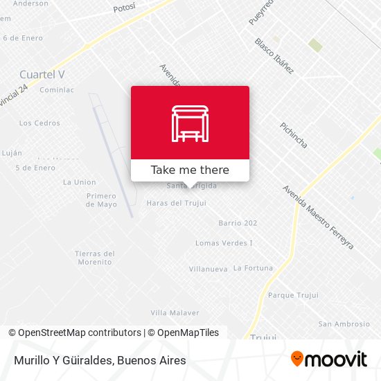 Murillo Y Güiraldes map