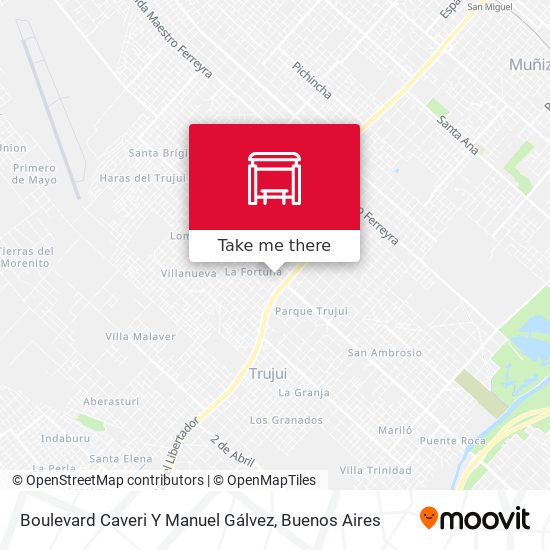 Mapa de Boulevard Caveri Y Manuel Gálvez