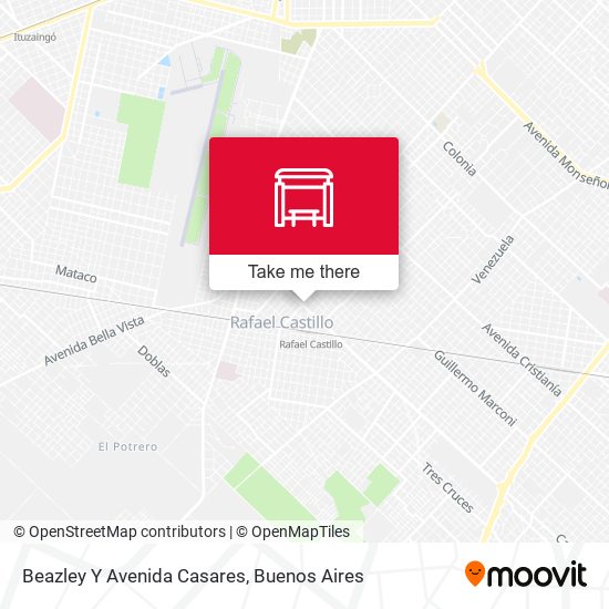 Beazley Y Avenida Casares map