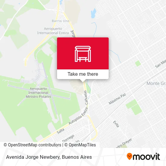 Avenida Jorge Newbery map
