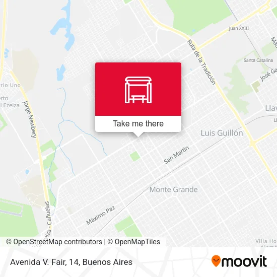 Avenida V. Fair, 14 map