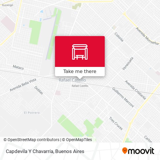 Capdevila Y Chavarría map