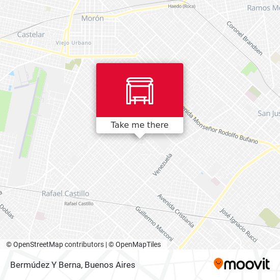Bermúdez Y Berna map