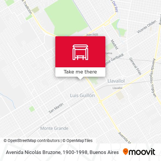 Avenida Nicolás Bruzone, 1900-1998 map