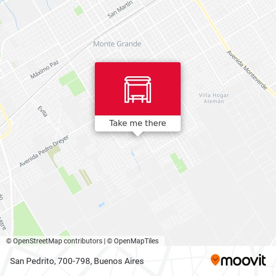 San Pedrito, 700-798 map