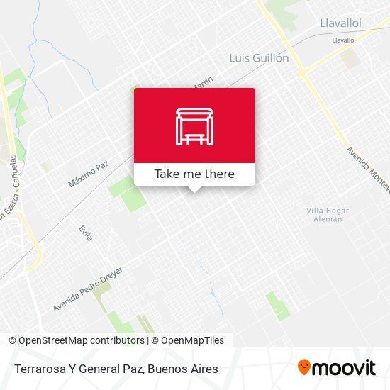 Terrarosa Y General Paz map
