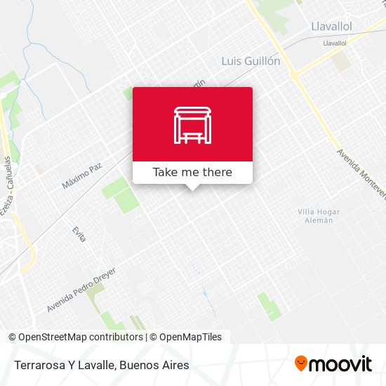 Mapa de Terrarosa Y Lavalle