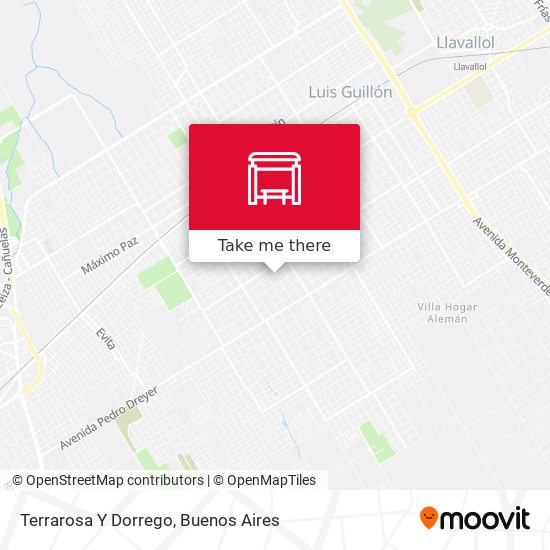 Mapa de Terrarosa Y Dorrego