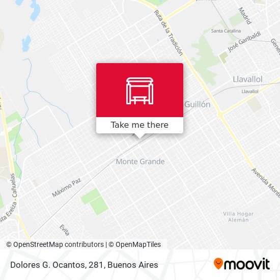 Mapa de Dolores G. Ocantos, 281