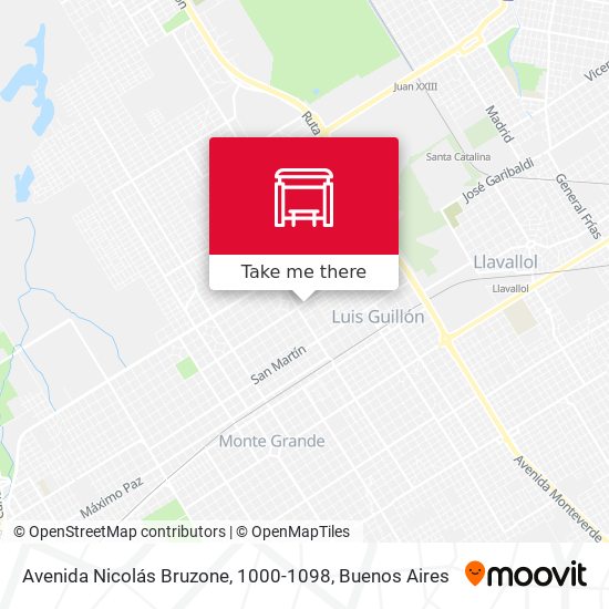 Avenida Nicolás Bruzone, 1000-1098 map