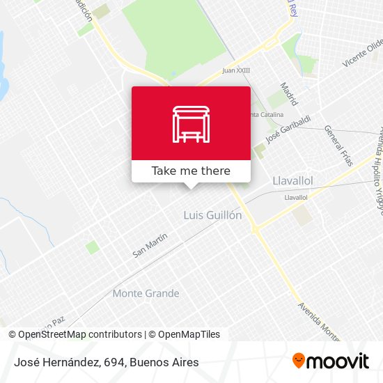 Mapa de José Hernández, 694