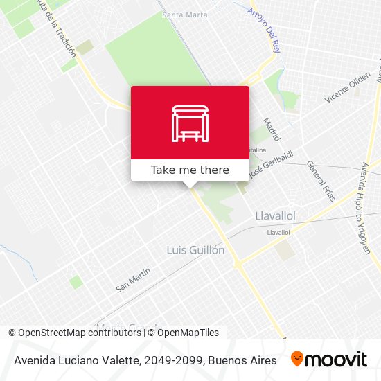 Avenida Luciano Valette, 2049-2099 map