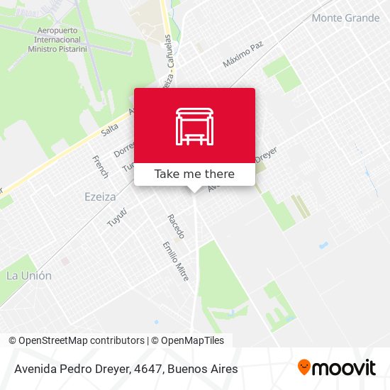 Mapa de Avenida Pedro Dreyer, 4647