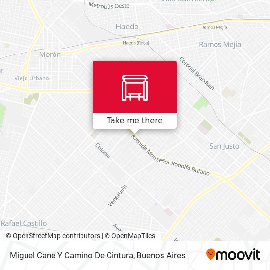 Mapa de Miguel Cané Y Camino De Cintura