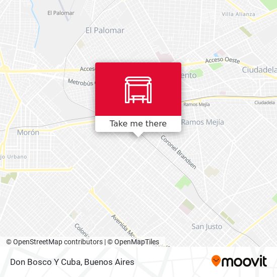 Mapa de Don Bosco Y Cuba