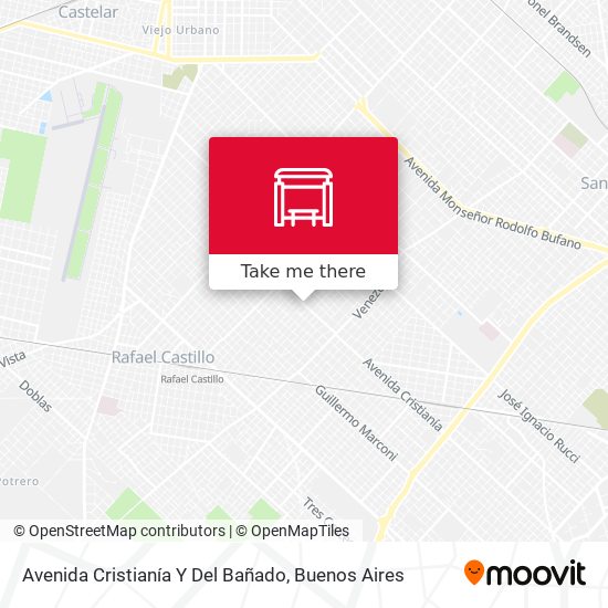 Avenida Cristianía Y Del Bañado map