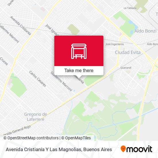 Mapa de Avenida Cristianía Y Las Magnolias