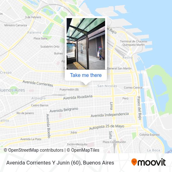 Avenida Corrientes Y Junín (60) map