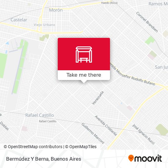 Bermúdez Y Berna map