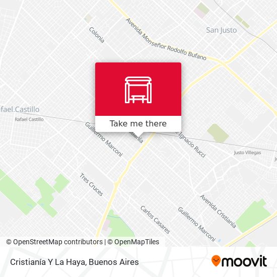 Cristianía Y La Haya map
