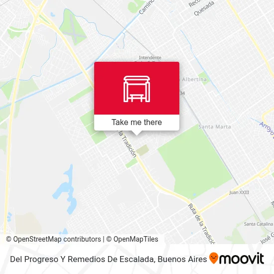 Del Progreso Y Remedios De Escalada map