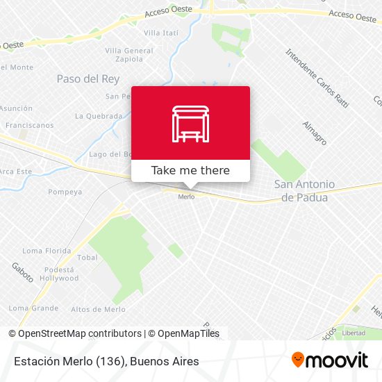 Estación Merlo (136) map