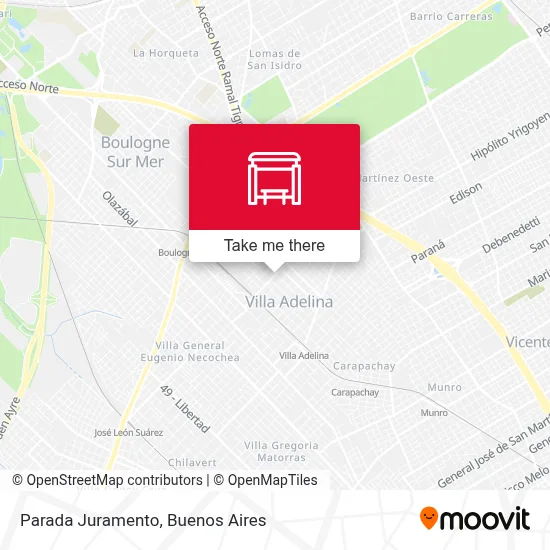 Parada Juramento map